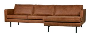 BePureHome Loungebank 'Rodeo' Rechts, Eco Leder, kleur Cognac