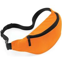 Heuptasje/buideltasje - 1x - oranje - 38 cm - festivaltasjes - Reis/vakantie/wandel tasje