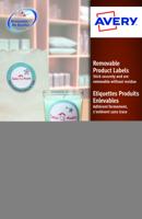 Etiket avery l7104rev-20 60mm wit 240st