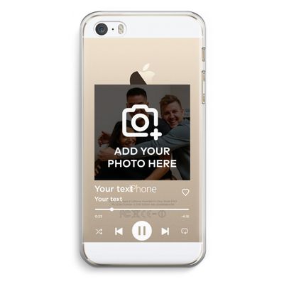Music Player: iPhone 5 / 5S / SE Transparant Hoesje