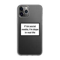 I'm dope: iPhone 11 Pro Max Transparant Hoesje