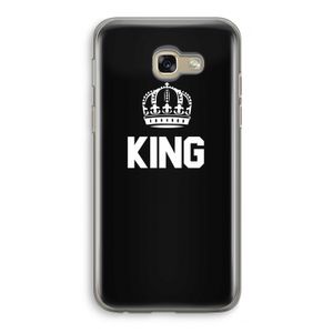 King zwart: Samsung Galaxy A5 (2017) Transparant Hoesje