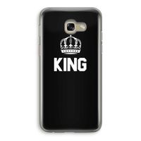 King zwart: Samsung Galaxy A5 (2017) Transparant Hoesje