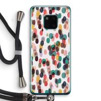 Tropical Dots: Huawei Mate 20 Pro Transparant Hoesje met koord