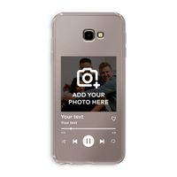 Music Player: Samsung Galaxy J4 Plus Transparant Hoesje