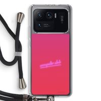 Vice Glow: Xiaomi Mi 11 Ultra Transparant Hoesje met koord