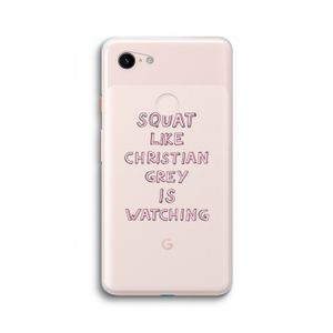 Christian Grey: Google Pixel 3 XL Transparant Hoesje