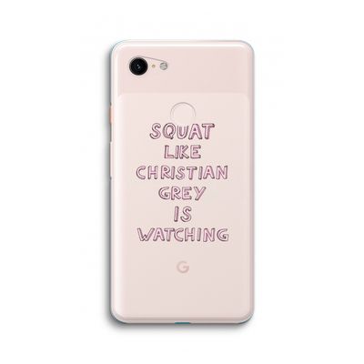 Christian Grey: Google Pixel 3 XL Transparant Hoesje