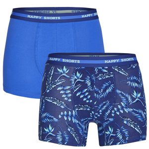 Happy Shorts Happy Shorts 2-Pack Boxershorts Heren Hawaii Print