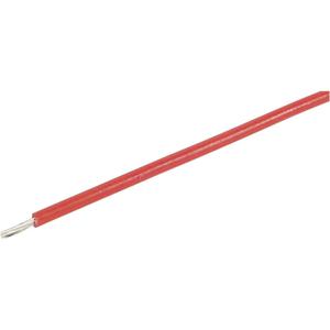 BKL Electronic 1501068 Draad LiH 1 x 0.09 mm² Rood per meter