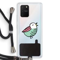 Birdy: Samsung Galaxy S10 Lite Transparant Hoesje met koord