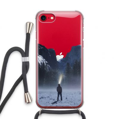 Wanderlust: iPhone SE 2020 Transparant Hoesje met koord