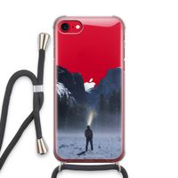 Wanderlust: iPhone SE 2020 Transparant Hoesje met koord