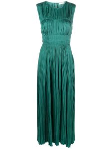 Ulla Johnson robe longue Delia plissée - Vert