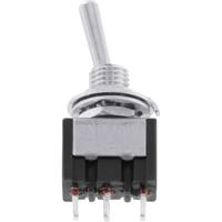 TRU COMPONENTS TC-MK313 TC-MK313 Tuimelschakelaar 125 V/AC 1x aan/uit/aan Continu/0/continu 1 stuk(s) - thumbnail