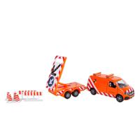 Kids Globe Traffic VW transporter met pijlwagen