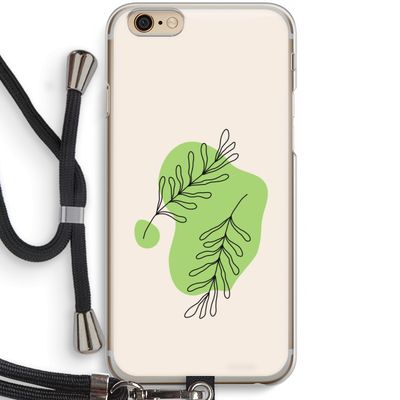 Beleaf in you: iPhone 6 / 6S Transparant Hoesje met koord