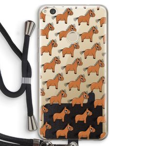 Pony: Huawei Ascend P8 Lite (2017) Transparant Hoesje met koord