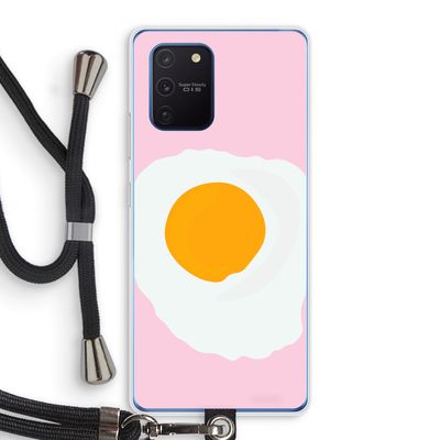 Sunny side up: Samsung Galaxy Note 10 Lite Transparant Hoesje met koord