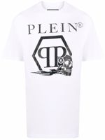 Philipp Plein t-shirt à logo imprimé - Blanc - thumbnail