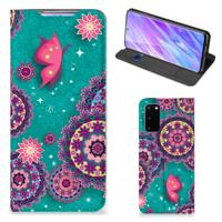 Samsung Galaxy S20 | Bookcase | Cirkels en Vlinders