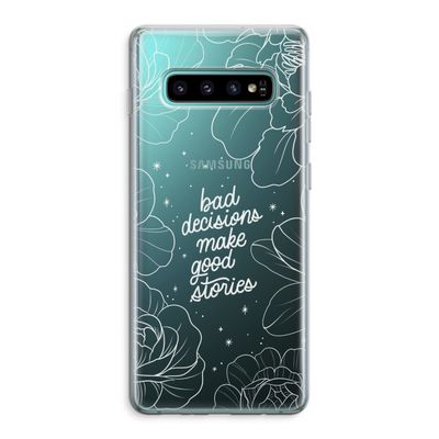 Good stories: Samsung Galaxy S10 Plus Transparant Hoesje