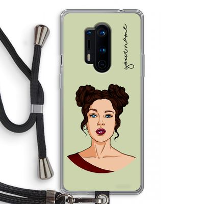 Pop-Art Creator: OnePlus 8 Pro Transparant Hoesje met koord