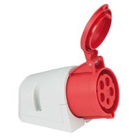 PCE CEE 32A 5-polige opbouw socket female