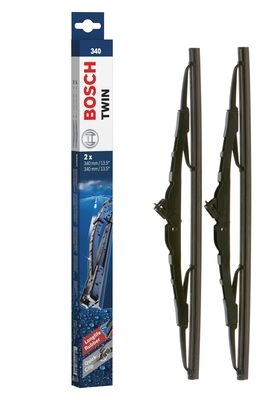Bosch ruitenwissers Twin 340 - Lengte: 340/340 mm - set wisserbladen voorzijde 340