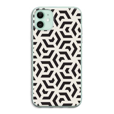 Crazy pattern: iPhone 11 Transparant Hoesje