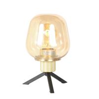 Steinhauer TafellampReflexion Ø 14cm - met amber glas - 2683ME