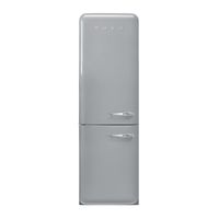 Smeg FAB32LSV5 koel-vriescombinatie Vrijstaand 331 l D Zilver - thumbnail