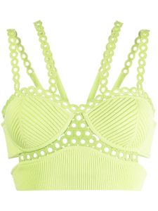 Simkhai bralette Liana à design sans manches - Vert