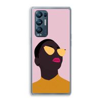Yellow glasses: Oppo Find X3 Neo Transparant Hoesje