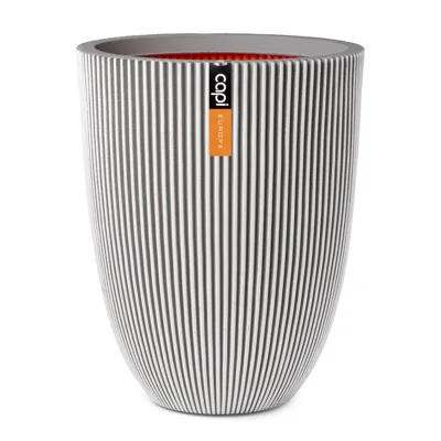 CAPI EUROPE Vaas elegant lg groove d34h46 ivoor