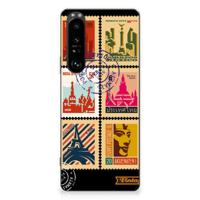 Sony Xperia 1 III | Silliconen Back Cover | Postzegels