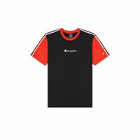 Heren-T-Shirt met Korte Mouwen Champion Crewneck Zwart - Maat: M