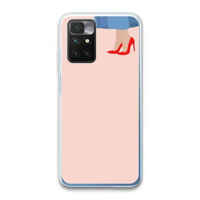 High heels: Xiaomi Redmi 10 Transparant Hoesje
