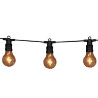 Lichtsnoer - 10 bollen lampjes - 10 meter - klassiek warm wit - buiten - tuinverlichting