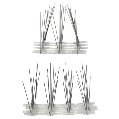 Antiklimstrips vogelpinnen - 40x - metaal - 660 cm - inbraakbeveiliging