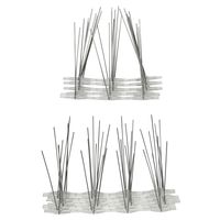 Antiklimstrips vogelpinnen - 40x - metaal - 660 cm - inbraakbeveiliging