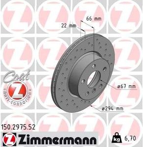 Remschijf SPORT REMSCHIJF COAT Z 150297552