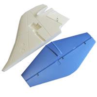 FMS - F104 Starfighter Tail Wing (Blue) (FS-FF103B)