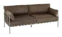 J-Line Bank 'Orpha' 2-zits, kleur Groen / Zilver