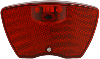 Edge dragerachterlicht city 3 leds -80mminclusief batterijen (op kaart)