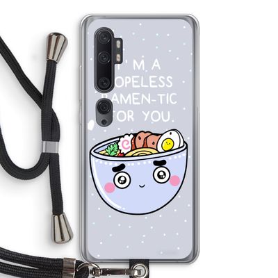 I'm A Hopeless Ramen-Tic For You: Xiaomi Mi Note 10 Pro Transparant Hoesje met koord