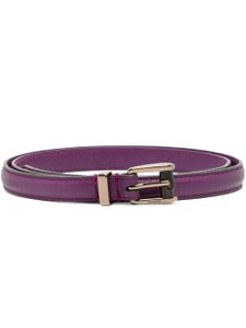 Gucci ceinture en cuir à logo gravé - Violet