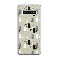 Katten: Samsung Galaxy S10 4G Transparant Hoesje