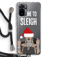 Came To Sleigh: Xiaomi Redmi Note 10 Pro Transparant Hoesje met koord
