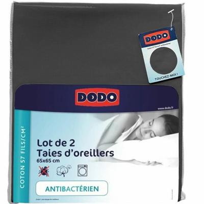 Kussensloop DODO 2 Stuks Wit Antraciet 65 x 65 cm